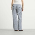 DUNST Women's Pyjama Slacks in Navy Check