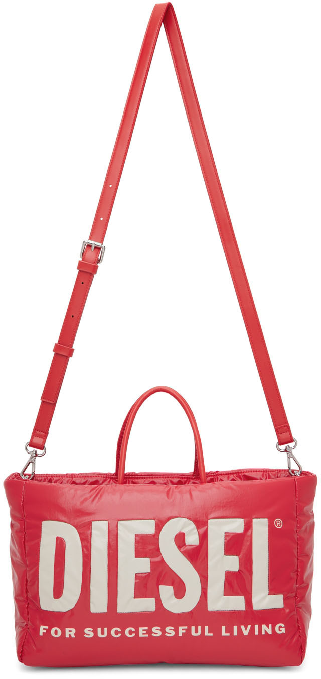 Diesel Red DSL Tote Diesel