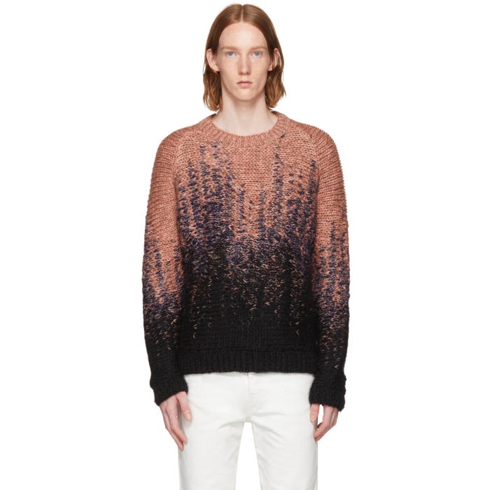 Lemaire Multicolor Hand Knit Sweater