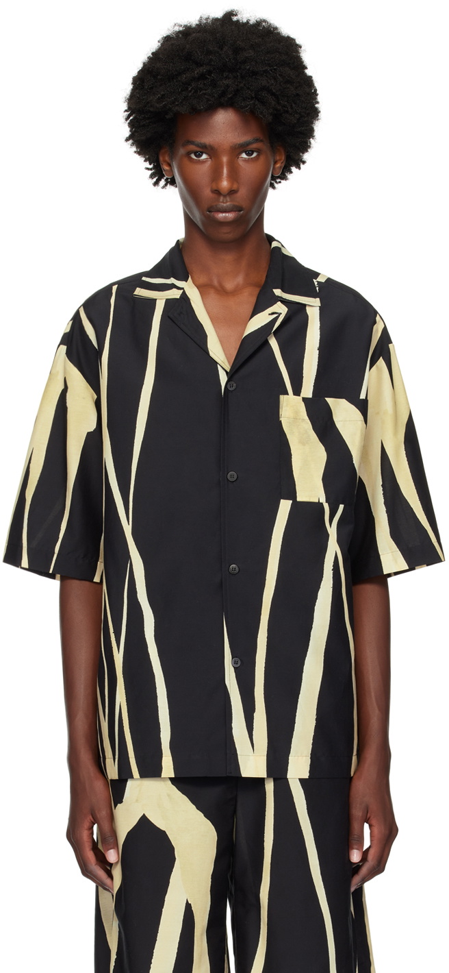Nanushka Black Caspian Shirt