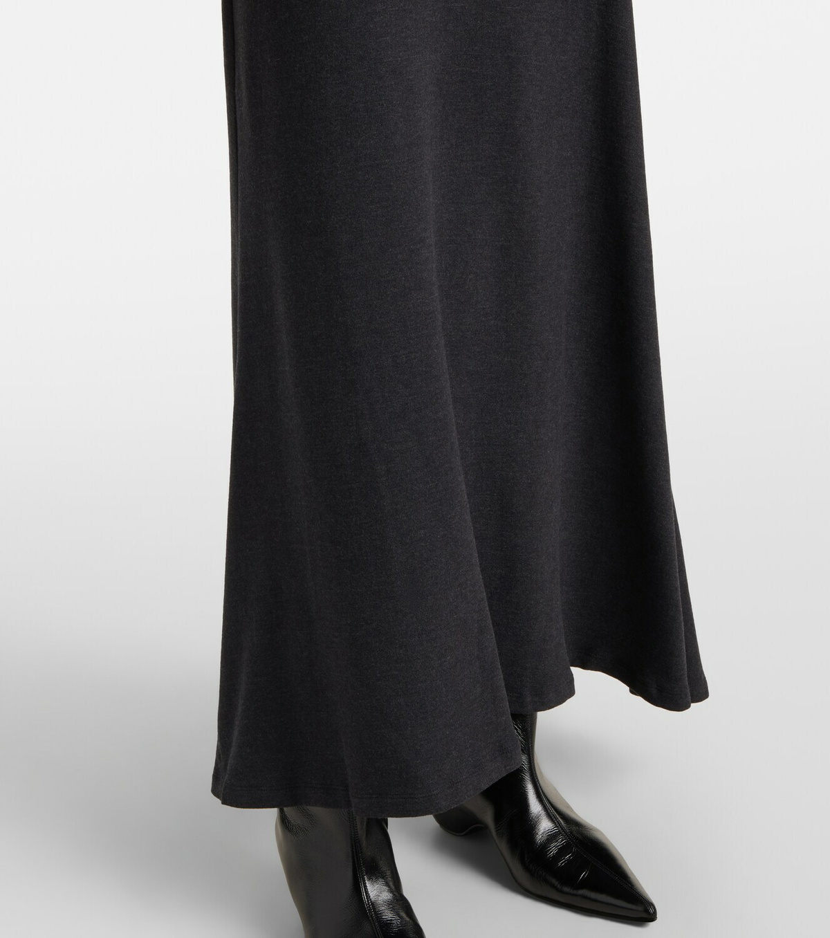 Staud Vanya turtleneck jersey maxi dress