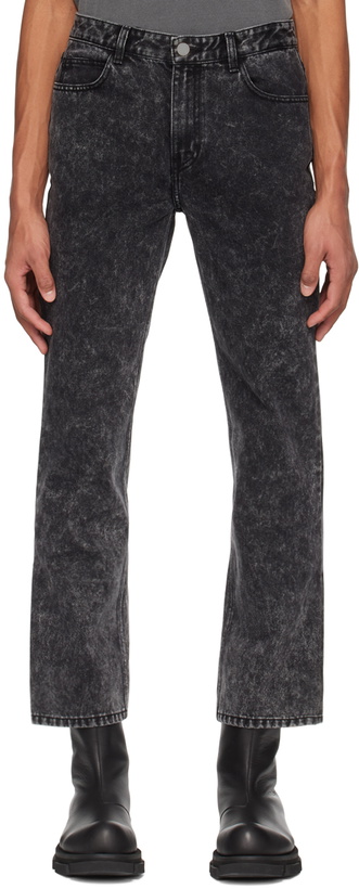 Photo: Solid Homme Black Acid Wash Jeans