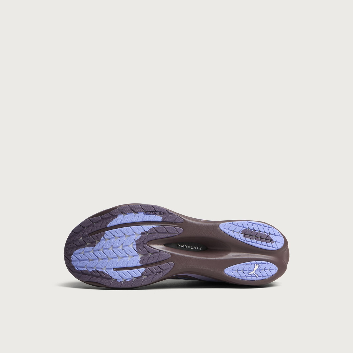 Puma Men's Deviate Nitro 4 Sneaker in Chocolate Brown/Purple Charcoal