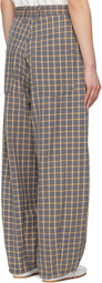 Story mfg. Beige & Blue Lush Trousers