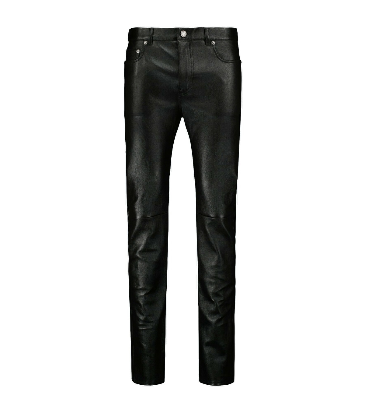 Saint Laurent - Skinny-fit stretch leather pants Saint Laurent