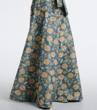 Markarian Margaretta belted floral gown