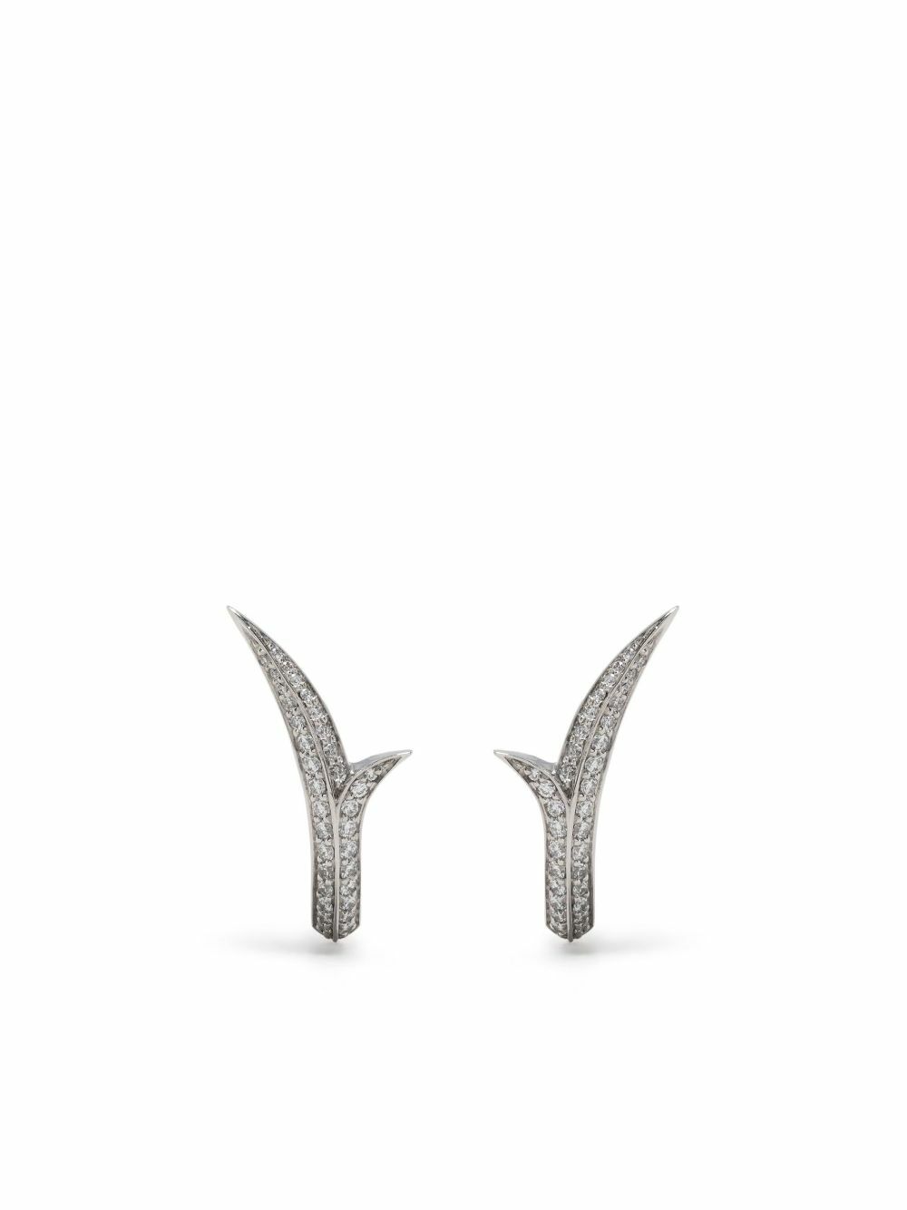 Stephen Webster 18K White Gold Thorn Embrace Diamond Stud Earrings