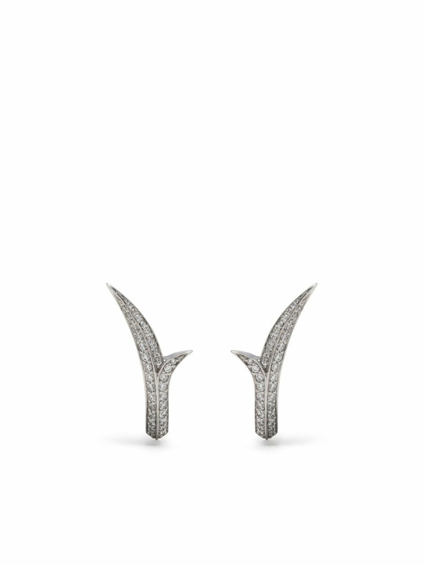 Photo: Stephen Webster 18K White Gold Thorn Embrace Diamond Stud Earrings