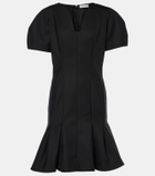 Nina Ricci Wool gabardine midi dress