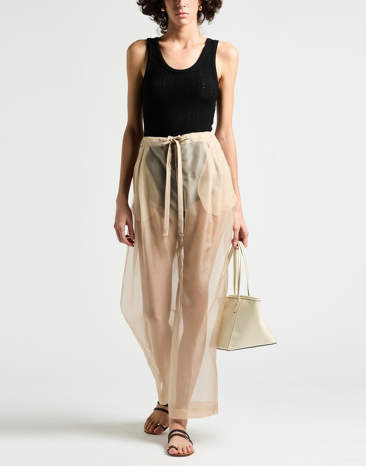 Khaite Womens Pants in Beige