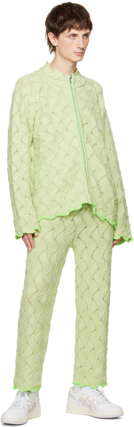 Robyn Lynch Green Wavy Trousers