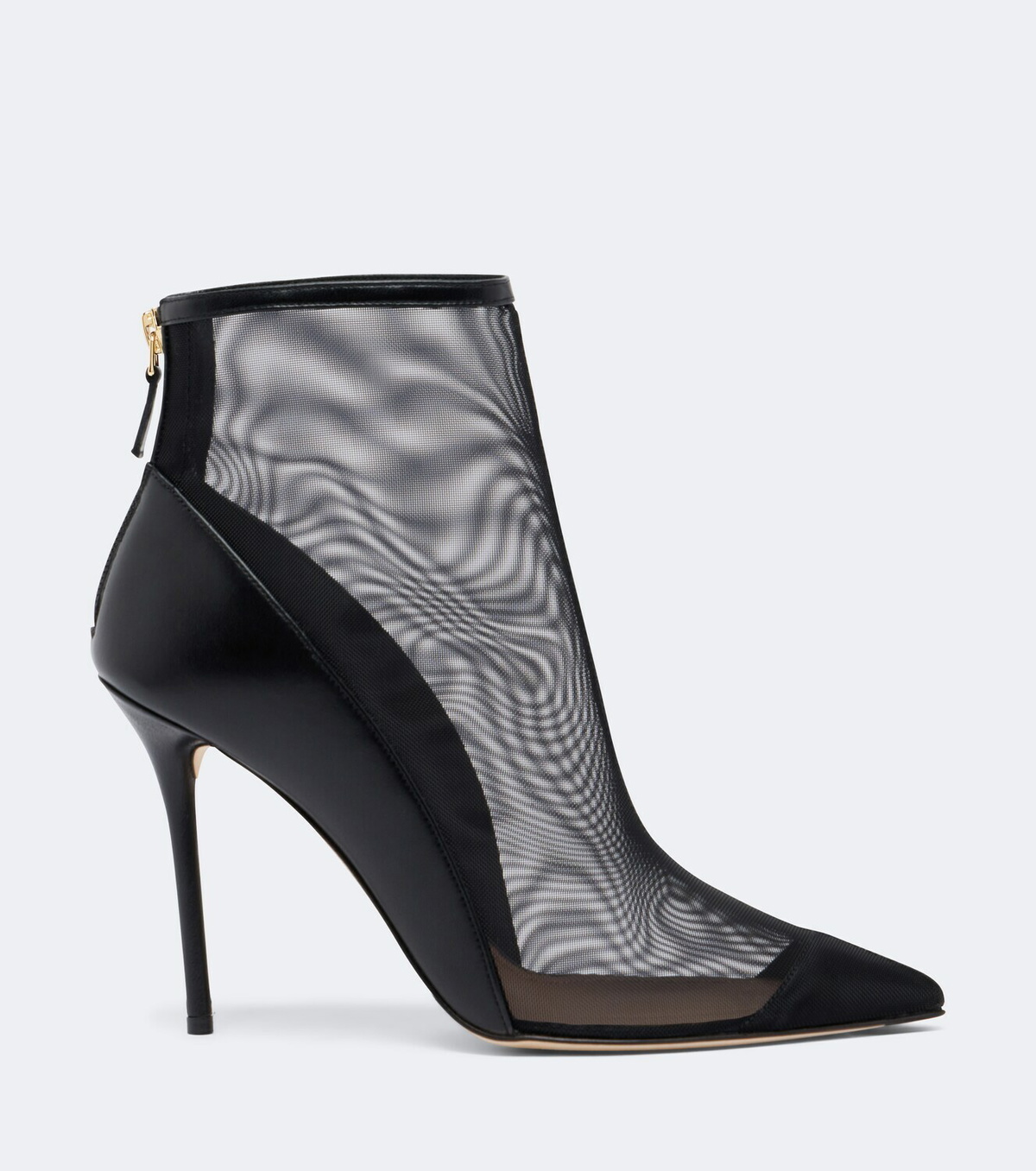 Malone Souliers Arc leather-trimmed mesh ankle boots