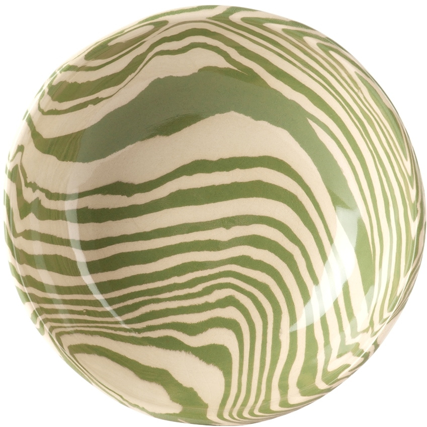 Henry Holland Studio Green & White Small Bowl