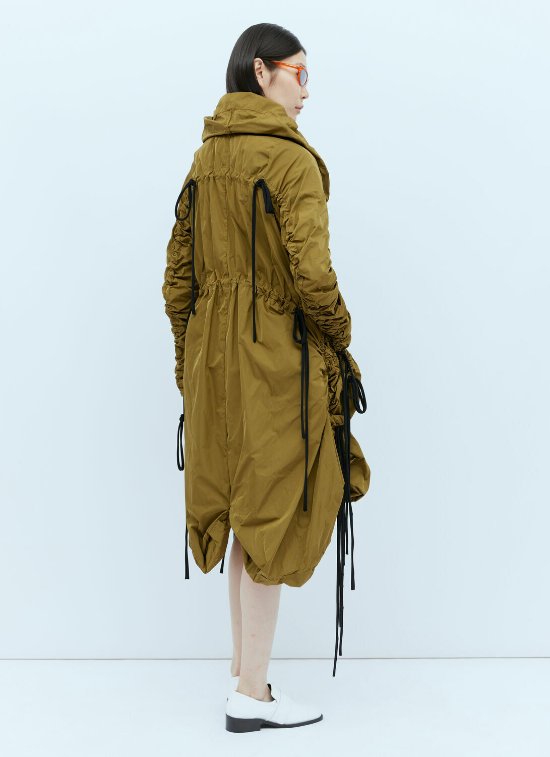 Paula Canovas del Vas Drapy Hooded Parka