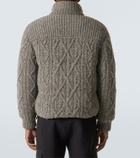 Moncler Grenoble Après Ski virgin wool down jacket