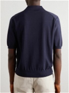Incotex - Slim-Fit Cotton Polo Shirt - Blue