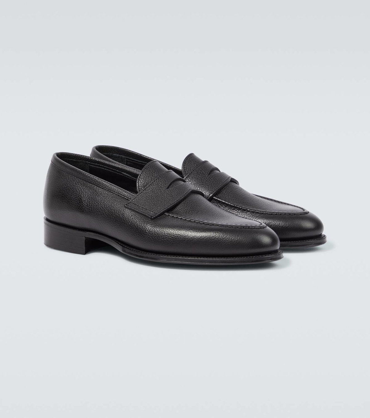 George Cleverley Bradley II leather penny loafers George Cleverley