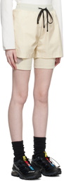 Templa Beige Layered Shorts