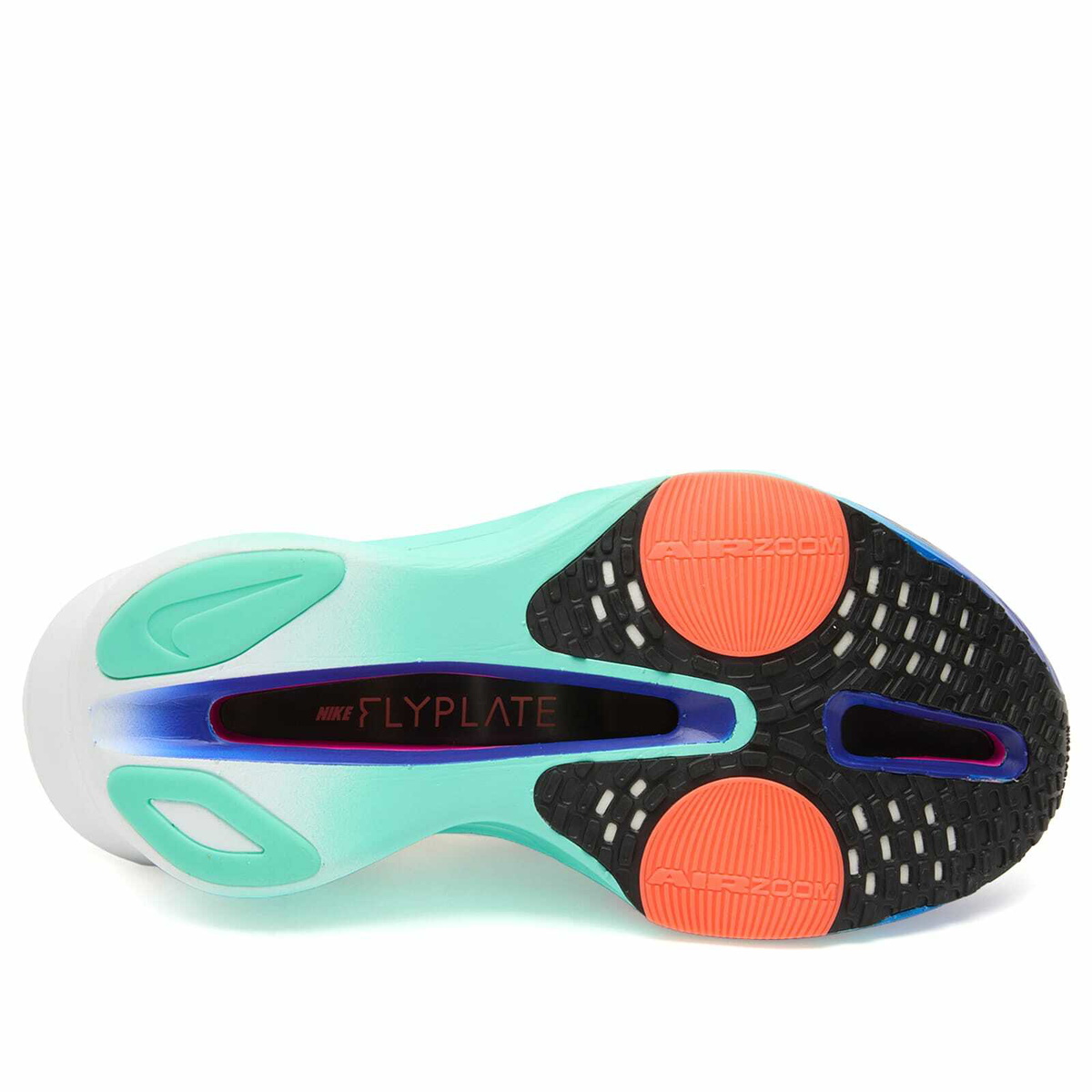 Nike Alphafly 3 Sneaker in White/Black/Turquoise