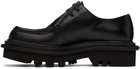 Dries Van Noten Black Leather Derbys