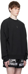 Stolen Girlfriends Club Black Snake Dagger Crew Sweatshirt
