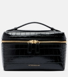 Victoria Beckham Vanity croc-effect leather vanity bag