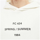 424 Men's FC 1984 Logo Hoody in Beige