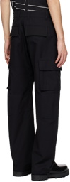 Givenchy Black Arched Cargo Pants