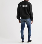 AMIRI - Printed Loopback Cotton-Jersey Sweatshirt - Black