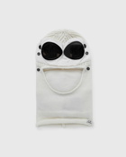 C.P. Company Extrafine Merino Wool Goggle Balaclava White - Mens - Beanies