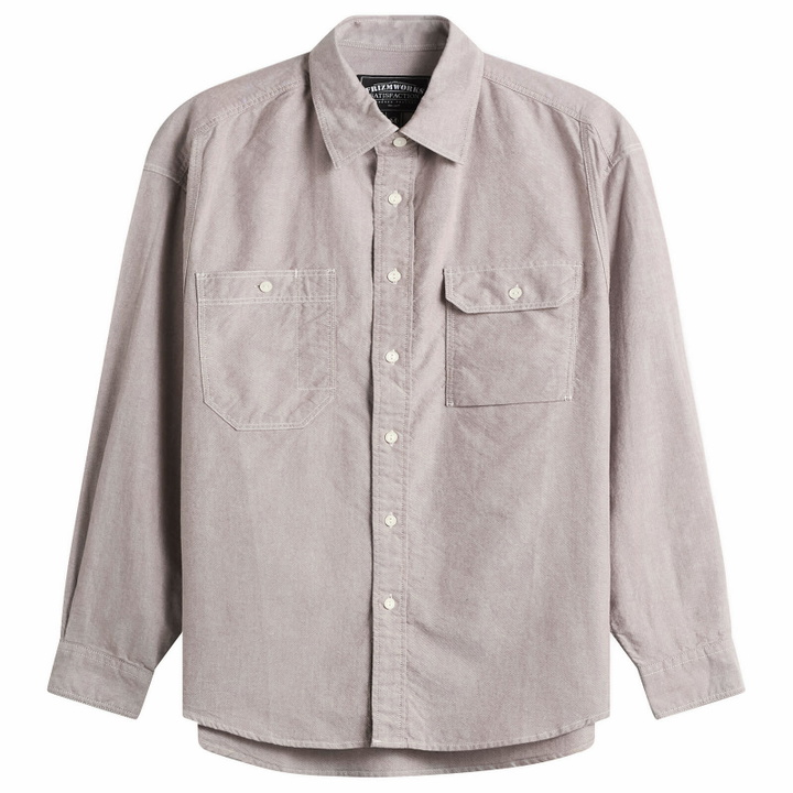 Photo: FrizmWORKS Men's 1920s Oxford Work Shirt in Brown
