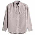 FrizmWORKS Men's 1920s Oxford Work Shirt in Brown