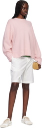 Guest in Residence Pink Cozy Crew Sweater