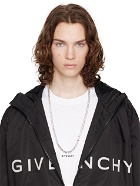 Givenchy Silver 4G Crystal Necklace