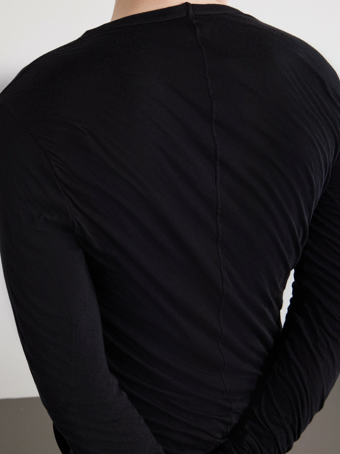 Rick Owens - Double Cotton T-Shirt - Black