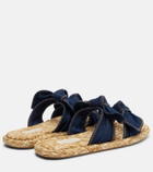 Zimmermann Carousel denim espadrille slides