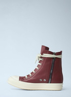 Rick Owens Leather High-Top Sneakers