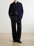 Lardini - Knitted Virgin Wool Blazer - Blue