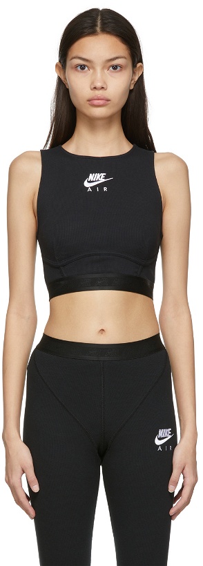 Photo: Nike Black Sportswear Air Ribbed Tank Top
