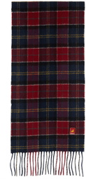 Barbour Red Lunar Scarf