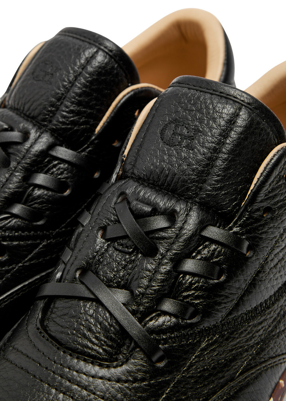 Gabriela Hearst Ohio Grained Leather Sneakers Black