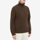 Nudie Jeans Co Men's Nudie August Rollneck Knit in Brown