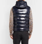 Moncler - Lanoux Quilted Shell Hooded Down Jacket - Men - Navy