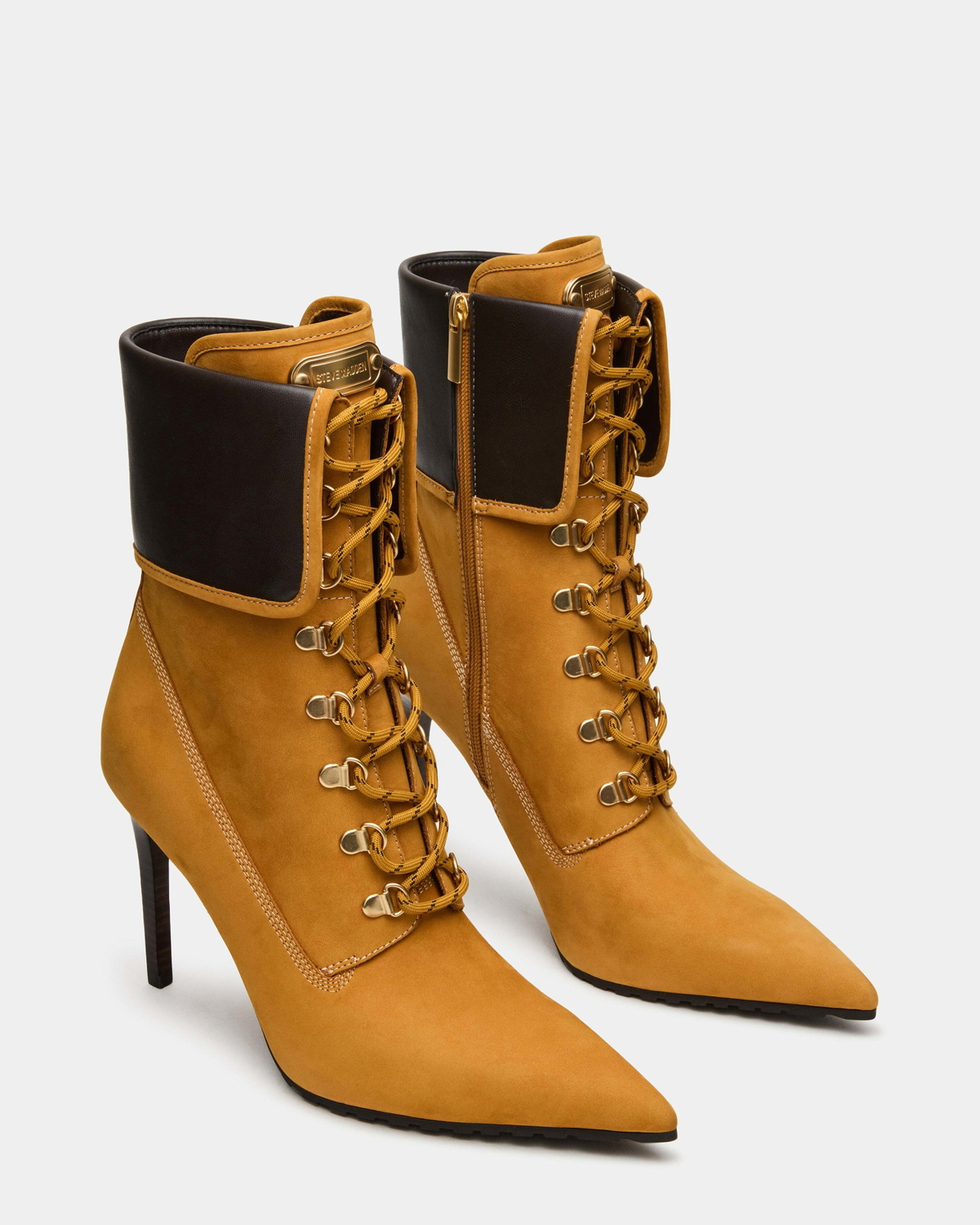 Steve Madden Morals Booties in Tan Nubuck