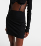 Nensi Dojaka Paneled corset dress