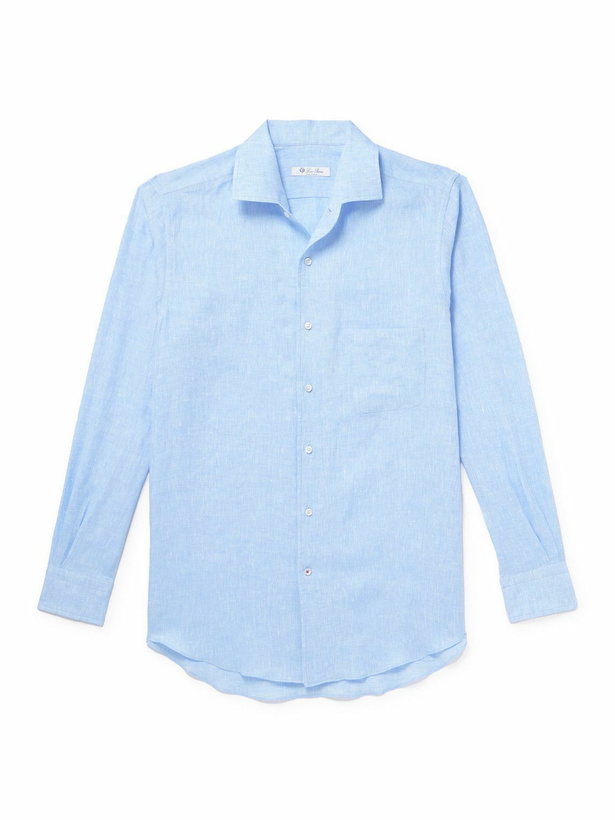 Photo: Loro Piana - Andre Arizona Linen Shirt - Blue