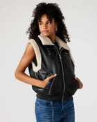 Steve Madden Avi Vest in Black