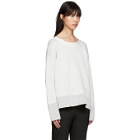 3.1 Phillip Lim Off-White Textured Silk Sweater