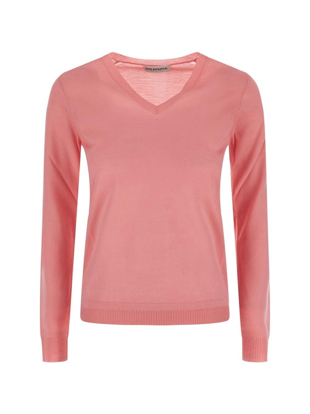 Photo: Goes Botanical V Neck Sweater
