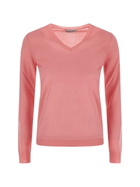 Goes Botanical V Neck Sweater